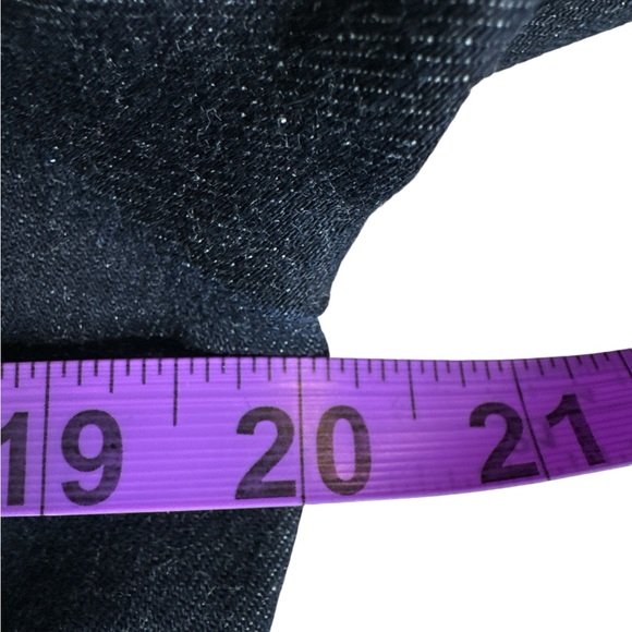 WHITE HOUSE BLACK MARKET Long Sleeve Midi Denim Dress w/Lace Up Belt, Size 10 - Picture 8 of 9